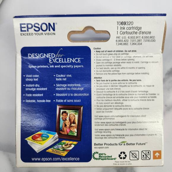 Epson 69 Ink Yellow, Cyan & Magenta - 220, 320, 420 (new) other, unopened - Picture 2 of 10